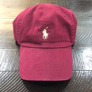 Polo By Ralph Lauren Maroon Hat